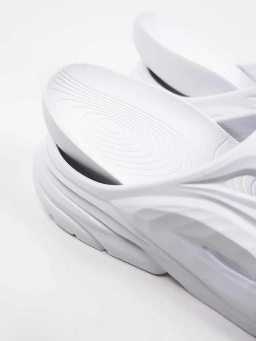 New Hoka Ora Recovery Slip On Mules Slides White Men’s 14 NWOT
